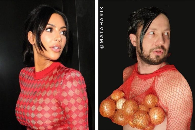 Foto kocak dalam menirukan artis ternama ini bakal bikin cekikikan